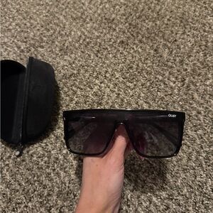 Quay Australia Black Square Sunglasses